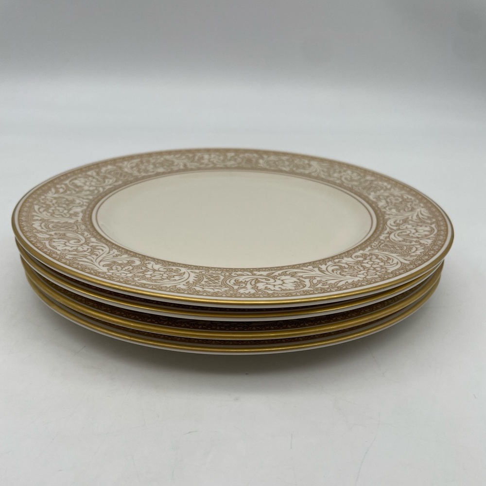 Gold Renaissance - Franciscan Masterpiece China. Four Salad Plates - Picture 2 of 4